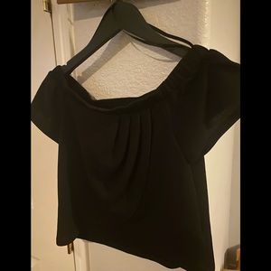 Bebe off the shoulder crop top